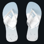Etwas Blau. Flip Flops<br><div class="desc">Etwas Altes,  etwas Neues,  etwas geliehen,  etwas Blau. Wenn Sie bereit sind,  Ihre Heelse gegen etwas Komischeres zu tauschen,  können diese Flip-Flops einfach den Trick machen!</div>
