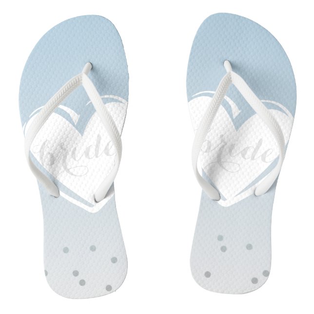 Etwas Blau. Flip Flops (Fußbett)