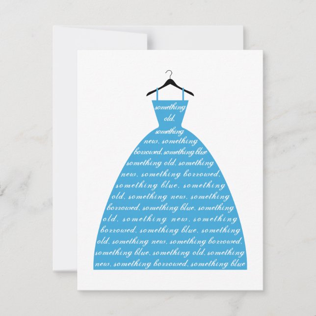 etwas Blau, Hochzeitskleid, Brautkleid (Vorderseite)