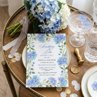 Etwas Blau Hortensien Blumenkranz Braut-