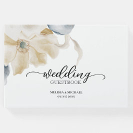ETWAS BLAU - TRADITIONELLE BLUMENHochzeit Gästebuch
