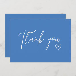 Etwas Blau vor dem blauen Brautparty Dankeskarte