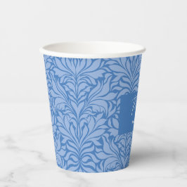 Etwas Blau vor dem blauen Brautparty Pappbecher