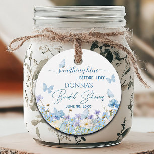 Etwas Blau vor dem "I do" Blumenkohl-Brautparty Geschenkanhänger