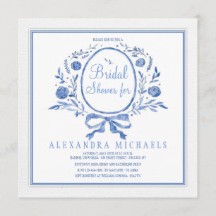 Etwas blaue Einladung