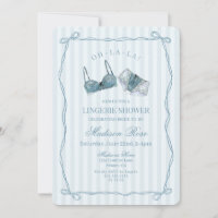 Etwas Blaue Wäsche Spitze Wäsche Dusche