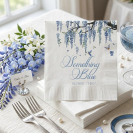 Etwas Blaue Wildblumen-Brautstrauß-Brautparty Serviette