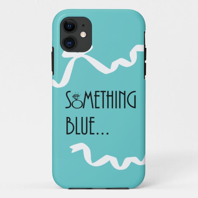 Etwas blauer iPhone Kasten Case-Mate iPhone Hülle (Rückseite)