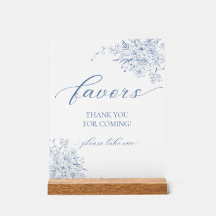 Etwas Blaues als Geschenk zur Hochzeit Acrylschild