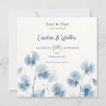 Etwas Blaues Aquarell-Hochzeit - Sichert Euch den