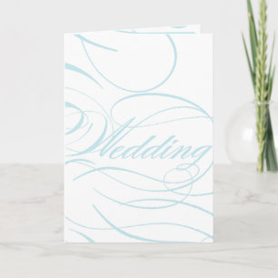 Etwas Blaues Christliche Wirbel Bi-Fold Hochzeit Einladung