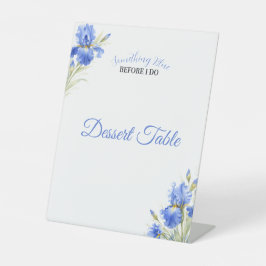 Etwas Blaues Dessert-Tisch für Brautparty Sockelschild