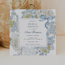 Etwas Blaues Florales Band Brautparty