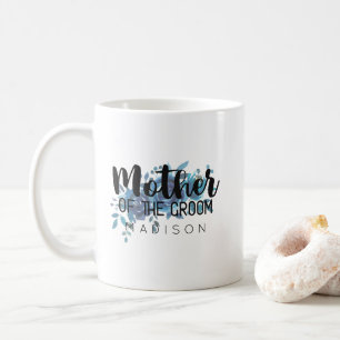 Etwas Blaues Florales Hochzeitsmutter des Bräutiga Tasse