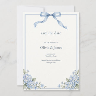 Etwas Blaues Florales Save the Date
