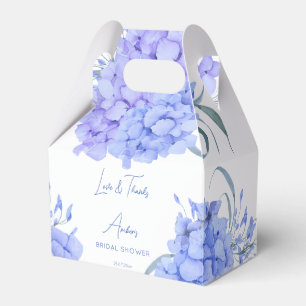 Etwas blaues Hydrangea Brautparty Geschenkschachtel