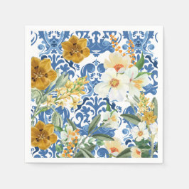 Etwas blaues navy-blaues Brautparty Willkommen Serviette