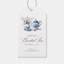 Etwas Blaues Toile-Rahmen Flora Braut-Tea-Shower
