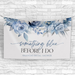 Etwas Blaues vor meiner floralen Hochzeitsfeier Banner