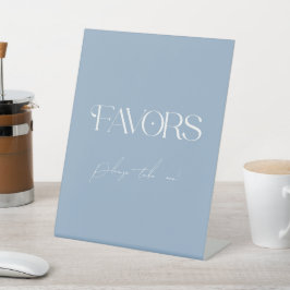 Etwas Blaues vor meiner Hochzeit - Geschenke für d Sockelschild