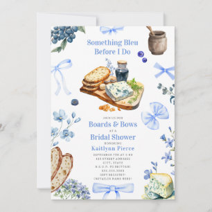 Etwas Bleu Charcuterie Boards & Bows Braut- Einladung