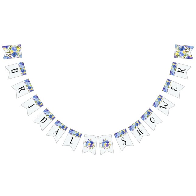 Etwas Blue Brautparty Banner Watercolor (Alle)