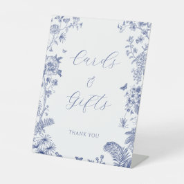 Etwas Blue Brautparty Pedestal Signing Sockelschild