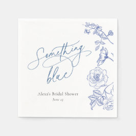 Etwas Blue Brautparty Serviette