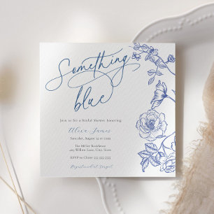 Etwas Blue Bridal Dusche Einladung
