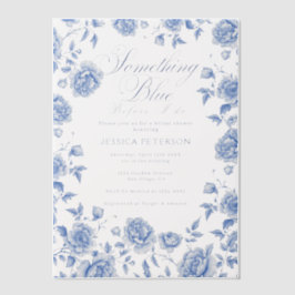 Etwas Blue Elegantes Chinoiserie Brautparty