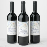 Etwas Blue Floral Hydrangeas Brautparty