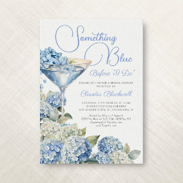 Etwas Blue Hydrangea Bridal Dusche Einladung