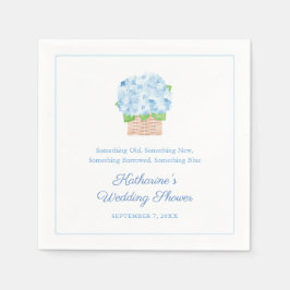 Etwas Blue Spring Summer Brautparty Serviette