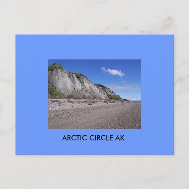 etwas Blumenstrauß, ARCTIC CIRCLE AK Postkarte (Vorderseite)