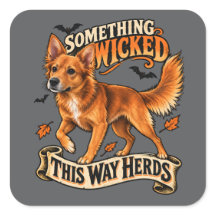 Etwas Böses Treibt Dieses Halloween-Herding-Hund