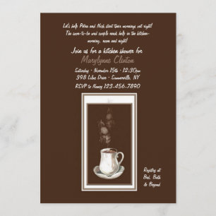 Etwas braut Duschen-Einladung Einladung