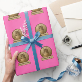 Etwas brodelt Hot Pink Hot Geschenkpapier