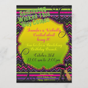 Etwas, das auf diese Art und Weise zerstört wird, Einladung