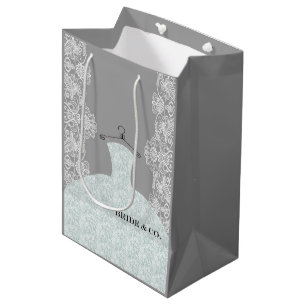 Etwas, das kommt blau ist hier, das Braut-Party Mittlere Geschenktüte