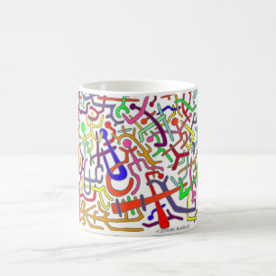 ETWAS, DAS MAN SICH ANSIEHT ! VON K.M.KELLY . KAFFEETASSE