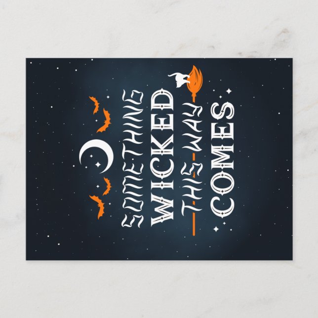 Etwas, das so geknackt ist, kommt auf Postkarte (Vorderseite)