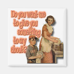 Etwas, das über Magnet weint