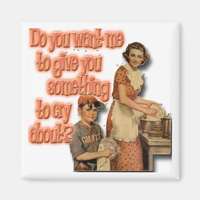 Etwas, das über Magnet weint (Vorne)