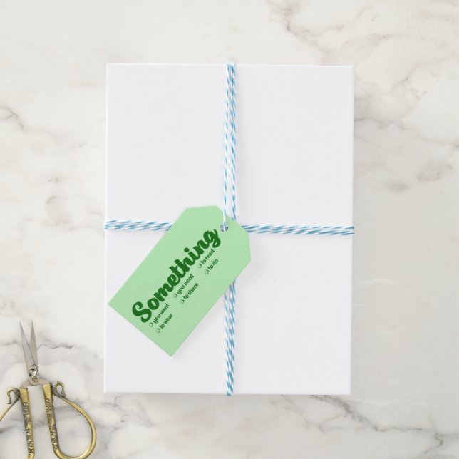Etwas... Feiertage Geschenkanhänger (Mit Garn)
