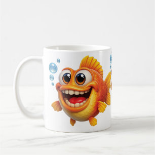 Etwas Fisches Geht Hier Vor Kaffeetasse