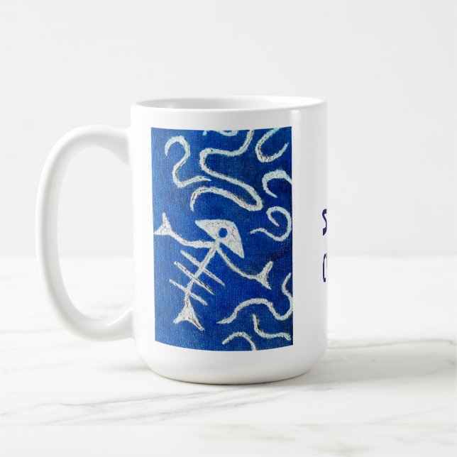 Etwas Fisches? (Nein, nur Kaffee) Kaffeetasse (Links)