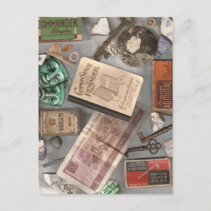 ETWAS GELIEHEN POSTKARTE