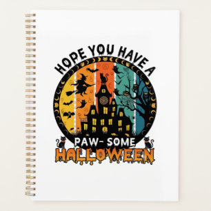 Etwas Halloween Spukhaus Hexe Schwarze Katzen_ Planer