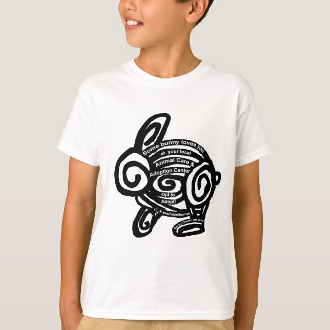 Etwas Häschen-Lieben Sie T-Shirt (Vorderseite)