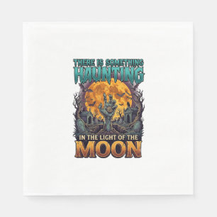 Etwas Heimsuchendes Mond Halloween Zombie Hand Gra Serviette